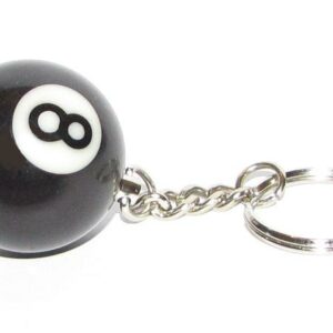 8 Ball Stor Nyckelring