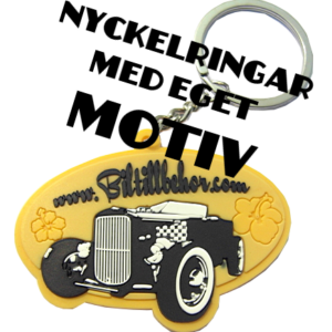 Nyckelringar med eget motiv