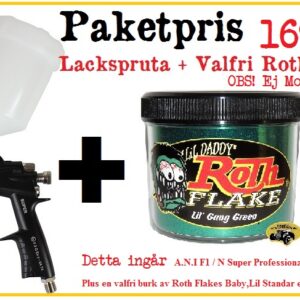 Lackspruta Super Serien + Valfri Roth Flake