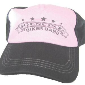 Genuine Biker Babe Rosa/Svart Keps