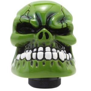 Greedy skull green växelspaksknopp