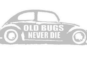Old Bug Never Die Stor Dekal