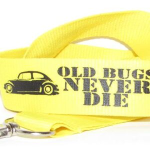 Old bugs never die VW nyckelband Gult