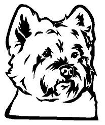 West Highland White Terrier /Westie dekal